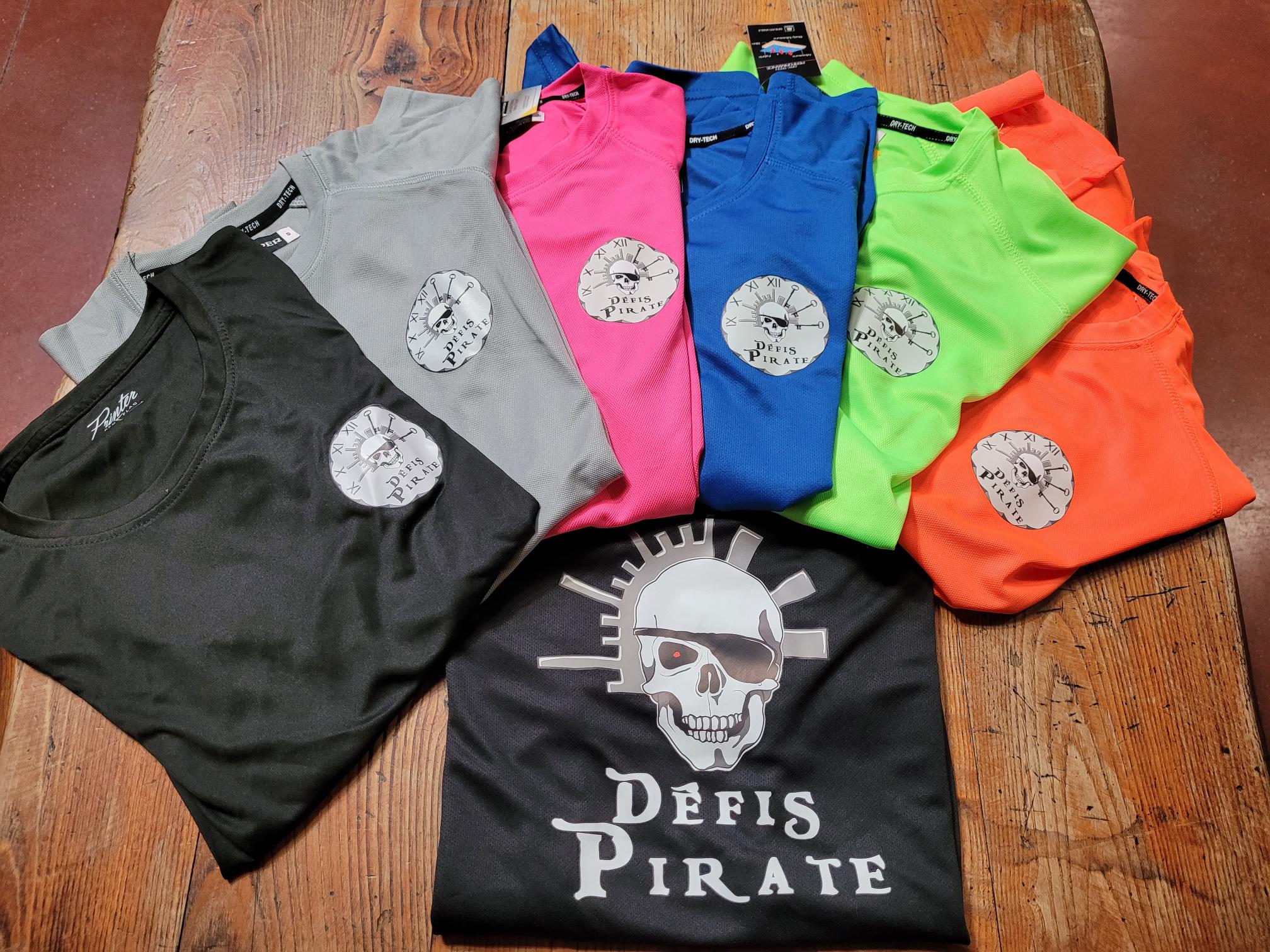 T-SHIRT SPORTIF DEFIS PIRATE